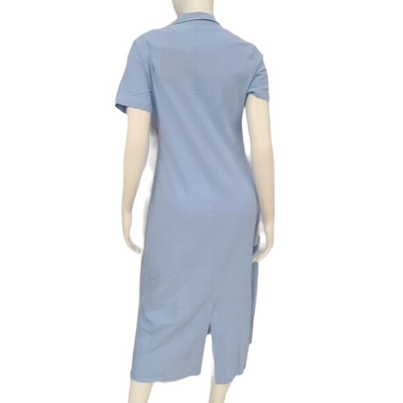 Just Fashion Now Blue Shirt Dress size Medium NEW WITH TAGS - Picture 5 of 7